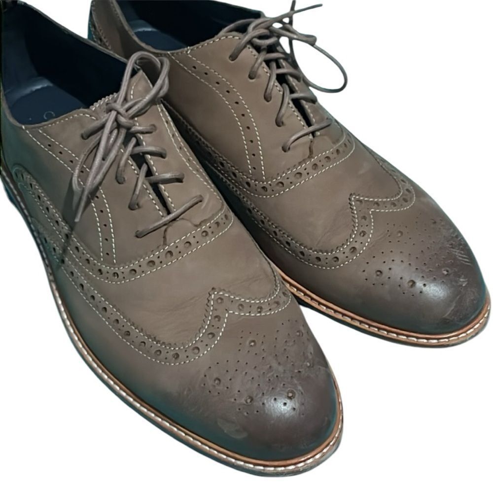 Cole Haan Morris Wing Oxford Rich Taupe Leather size 10.5